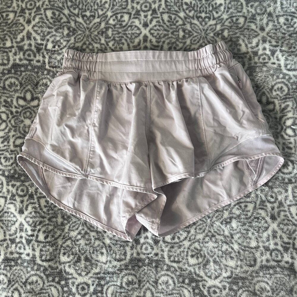 Lulu Lemon Pink Running Shorts, Size 4
